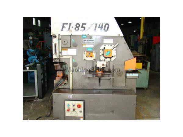 6" x 6" x 1/2", SCOTCHMAN, #FI85/140, 85T punch, 5 HP, 1995 A M Metalma
