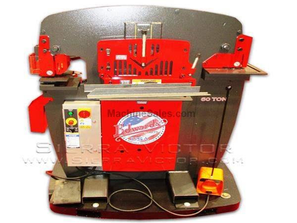 60 Ton EDWARDS® Hydraulic Ironworker: JAWS IV