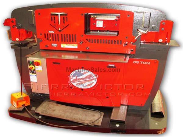 65 Ton EDWARDS® Hydraulic Ironworkers: JAWS V