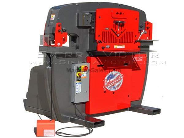 100 Ton EDWARDS® Deluxe Hydraulic Ironworker: JAWS V