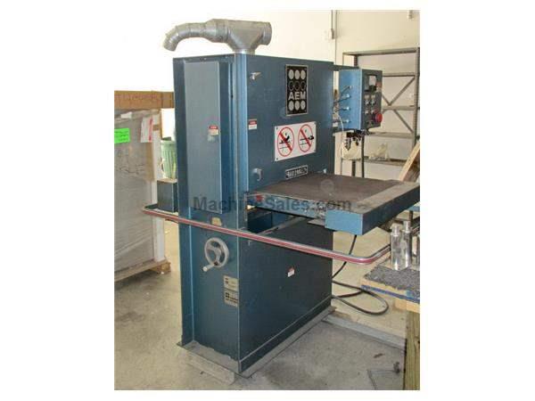 24" AEM Acro-Trac Narrow Belt Metal Grinder/Sander/Finishing