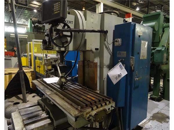 WMW HECKERT FSS 400 VERTICAL KNEE TYPE HEAVY DUTY MILL