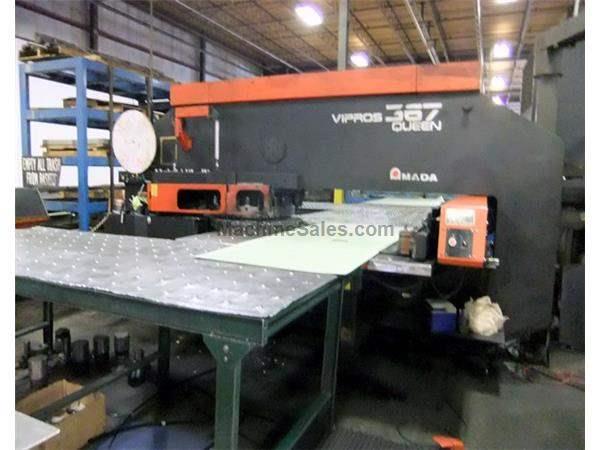 3 TON, AMADA, VIPROS 367 QUEEN, FANUC 18P, 58 STA.,2 A/I, MFG:1999