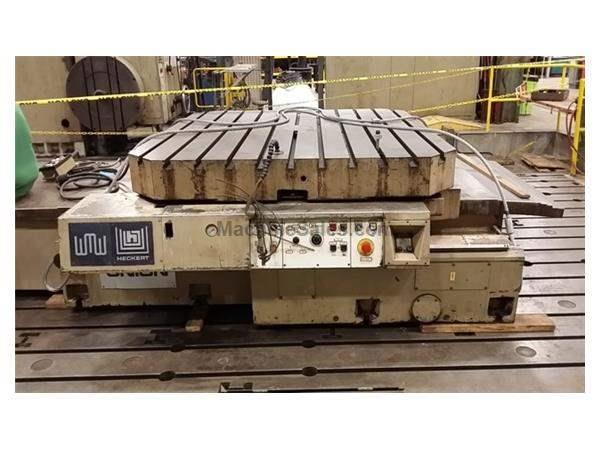 71" X 79" UNION POWER ROTARY TABLE ON SLIDING BASE