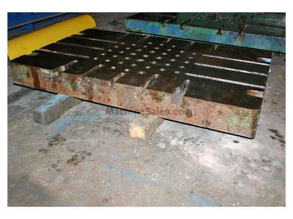 50&quot; X 30&quot; X 4-1/2&quot; T SLOTTED BOLSTER PLATE:  STOCK #50428