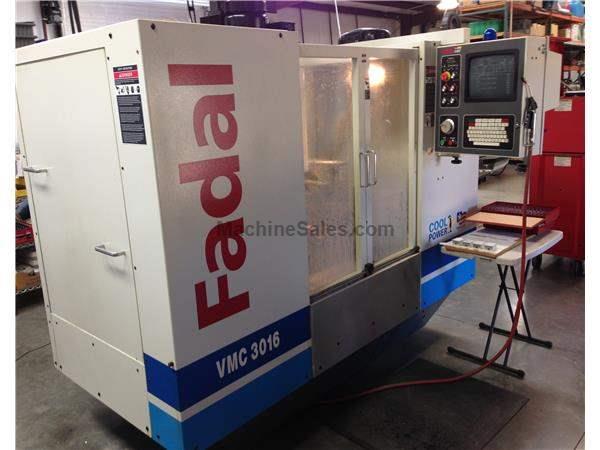 Used 2000 Fadal VMC 3016  Vertical Machining Center with 4th axis rotary