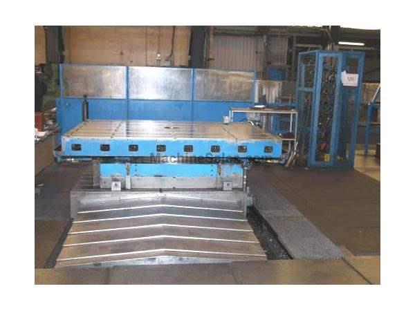Giddings & Lewis 72" x 96" Manual Rotary Table on CNC W Axis