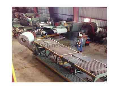 60", DELTA, TWO HEADS 6" & 8" ARBOR, 40,000# COIL, 1/4&q 60", DELTA, TWO HEADS 6" & 8" ARBOR, 40,000# COIL, 1/4&q