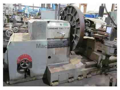 USED LANSING MODEL TAD-FS 750 , PWR INFEED, 53" 4-JAW FACE PLATE, 6-20 USED LANSING MODEL TAD-FS 750 , PWR INFEED, 53" 4-JAW FACE PLATE, 6-20