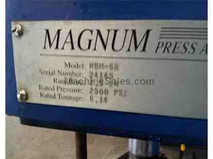 Magnum HBM-6B High Speed Press (660 IPM)  2004 , 7&quot; Throat, 14&quot; D