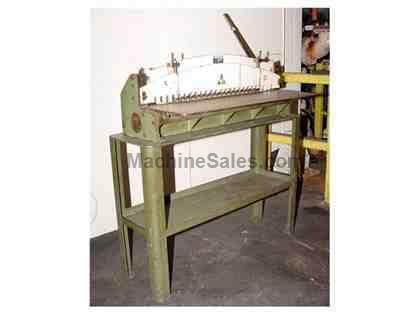 16Ga Cap. 36&quot; Width Diacro 36 SHEET METAL SHEAR, On Factory Stand