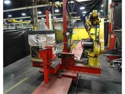 GENESIS WELDING CELL WITH FANUC ARCMATE 120 WELDING ROBOTS