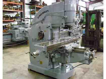 15&quot; X 62&quot; Used Cincinnati Sliding Head Vertical Milling Machine