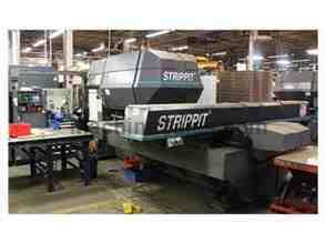 STRIPPIT LVD 1250H30 CNC PUNCH/ LASER Turret full of Thick Tooling 1996 STRIPPIT LVD 1250H30 CNC PUNCH/ LASER Turret full of Thick Tooling 1996
