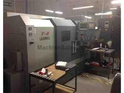 2010 LEADWELL MODEL T-8 CNC LATHE FANUC 0iT-D Control 2010 LEADWELL MODEL T-8 CNC LATHE FANUC 0iT-D Control