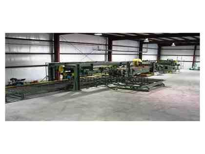 60" x .125" x 44000# Pro Eco, cut to length line, Voss 6-Hi Level 60" x .125" x 44000# Pro Eco, cut to length line, Voss 6-Hi Level