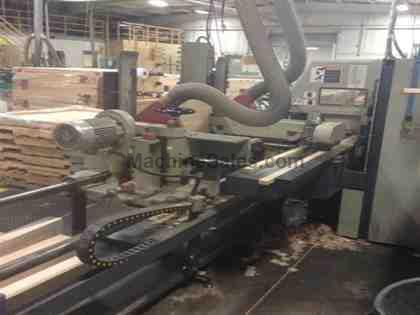 Used Friulmac DualFeed Double End Trim Saw and Moulder Feeder Used Friulmac DualFeed Double End Trim Saw and Moulder Feeder