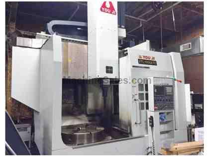 39", YOU JI VTL-1000ATC, 2011, FANUC 18i-TB, 53" SWING - ONLY 140 39", YOU JI VTL-1000ATC, 2011, FANUC 18i-TB, 53" SWING - ONLY 140