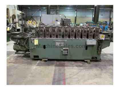 10 STAND SAMCO WEB/ACCESSORY ROLL FORMER WITH CUTOFF AND TOOLING, NEW 2002
