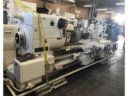 Gisholt 4L Turret Lathe w/ 9.5" Hole, Threading, 24.5" Swing, 40 Gisholt 4L Turret Lathe w/ 9.5" Hole, Threading, 24.5" Swing, 40