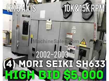Mori Seiki SH-633 | SH633 5 Axis Used CNC Horizontal Machining Center