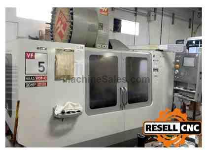Haas VF-5/40 - 50"x26"x25", 8,100 RPM, 40 SMTC, 2005 Haas VF-5/40 - 50"x26"x25", 8,100 RPM, 40 SMTC, 2005