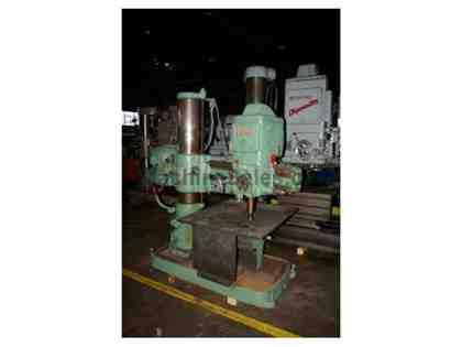 3' X 9" CINCINNATI BICKFORD RADIAL DRILL 3' X 9" CINCINNATI BICKFORD RADIAL DRILL