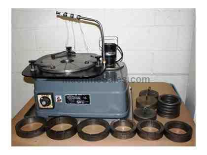15&#034;,Lapmaster No. 15, 3-Ring Capacity, 0-60 RPM,Cast Iron Plate, Rings, Slurry