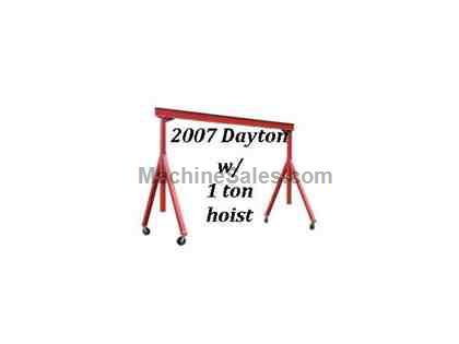 DAYTON 1 TON GANTRY STYLE, BRIDGE CRANE DAYTON 1 TON GANTRY STYLE, BRIDGE CRANE