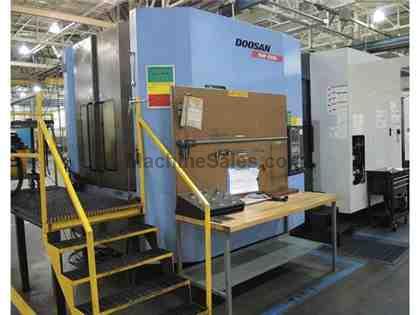 DOOSAN NHP 6300 HORIZONTAL MACHINING CENTER FANUC 31i-A / FULL "B" DOOSAN NHP 6300 HORIZONTAL MACHINING CENTER FANUC 31i-A / FULL "B"