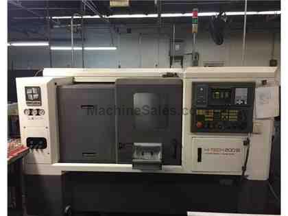 Hwacheon Hi-Tech 200B CNC Lathe w/ Live Tooling Hwacheon Hi-Tech 200B CNC Lathe w/ Live Tooling