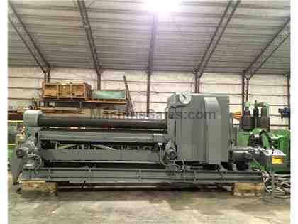 10&#39; x 5/8&quot; Bertsch Plate Roll, Power adjust, Air Drop End, 1981