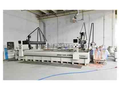 OMAX 120X, 2012, LIKE-NEW, 60K PSI, 240" X 120", DUAL BRIDGE & OMAX 120X, 2012, LIKE-NEW, 60K PSI, 240" X 120", DUAL BRIDGE &