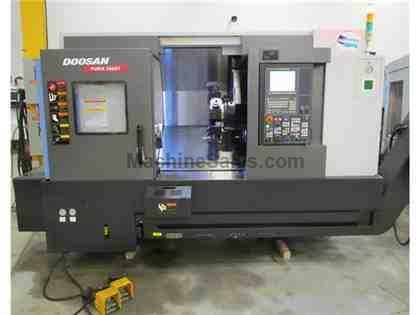 2014 DOOSAN PUMA 2600MY CNC LATHE WITH LIVE TOOLING, Y-AXIS, 10&quot; CHUCK