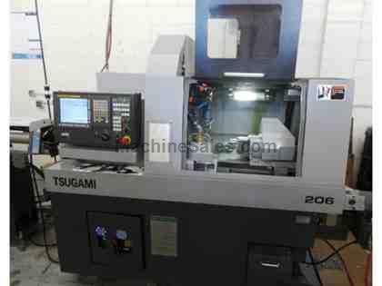 2012 Tsugami S206, 6-Axis Gang Tool Y-Axis CNC SwissTurn Fanuc 32i-B CNC 2012 Tsugami S206, 6-Axis Gang Tool Y-Axis CNC SwissTurn Fanuc 32i-B CNC