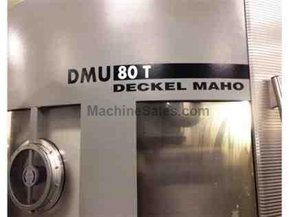 USED 2002 DMG DMU 80T UMC WITH THE HEIDENHAIN MILLPUS CONTROL USED 2002 DMG DMU 80T UMC WITH THE HEIDENHAIN MILLPUS CONTROL