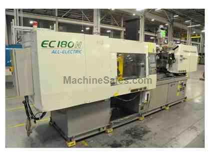 USED 180 TON 11.5 OZ TOSHIBA EC180NV21-6B "ELECTRIC" IMM - 2014 USED 180 TON 11.5 OZ TOSHIBA EC180NV21-6B "ELECTRIC" IMM - 2014