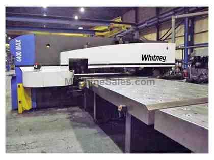 WHITNEY 4400 MAX 100 Ton CNC Punch Plasma Fabricating Center