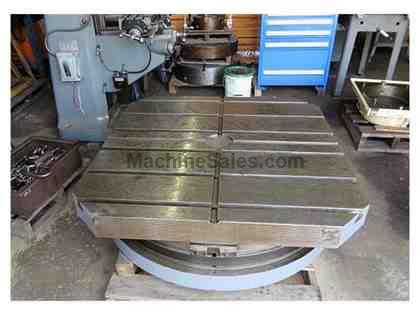 CINCINNATI - GILBERT AIRLIFT T-SLOTTED ROTARY TABLE CINCINNATI - GILBERT AIRLIFT T-SLOTTED ROTARY TABLE
