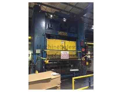 600 ton Verson SSDC Press 120" x 72" 10" stroke 600 ton Verson SSDC Press 120" x 72" 10" stroke