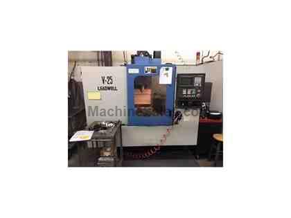 1998 Leadwell V-25 Vertical Machining Center - Fanuc 21iM-B 1998 Leadwell V-25 Vertical Machining Center - Fanuc 21iM-B