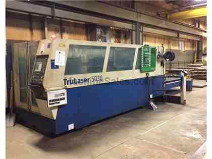 2010 TRUMPF TRULASER 5030 CNC LASER CUTTING MACHINE, 6,000 WATT 2010 TRUMPF TRULASER 5030 CNC LASER CUTTING MACHINE, 6,000 WATT