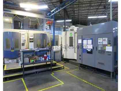 Mori Seiki SH-63 &amp; SH-630 4 Axis HMC (2 Mach. Cell), 24.8” Pallets