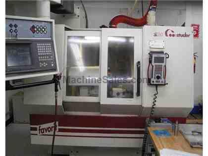 1998 STUDER MODEL S20 CNC UNIVERSAL CYLINDRICAL GRINDER, 15.75” 1998 STUDER MODEL S20 CNC UNIVERSAL CYLINDRICAL GRINDER, 15.75”