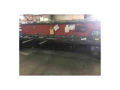AMADA 4045,3/16" X 13' SHEAR W/ PROGRAMMABLE BACK GAUGE,PNEUMATIC AMADA 4045,3/16" X 13' SHEAR W/ PROGRAMMABLE BACK GAUGE,PNEUMATIC