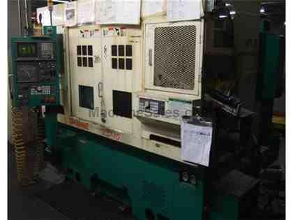 TAKAMAZ MODEL XD-10 CNC TWIN SPINDLE TURNING CENTER WITH GANTRY LOADING SYS TAKAMAZ MODEL XD-10 CNC TWIN SPINDLE TURNING CENTER WITH GANTRY LOADING SYS