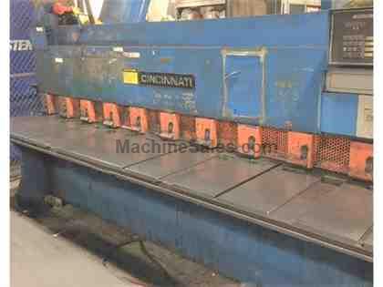 1/4" x 10' Cincinnati Shear Model 2CC New 1981 1/4" x 10' Cincinnati Shear Model 2CC New 1981