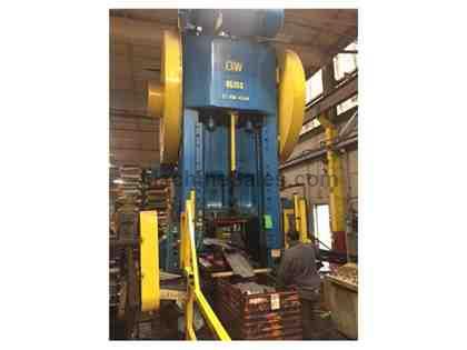 600 ton Bliss SSSC Press 15" stroke 42 x 48 bed 600 ton Bliss SSSC Press 15" stroke 42 x 48 bed