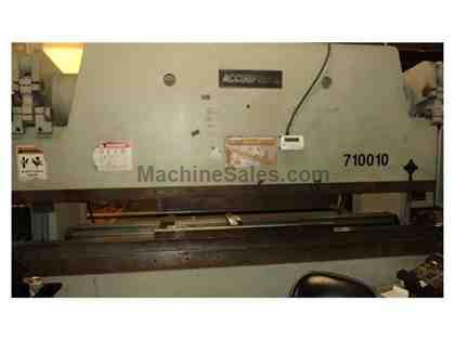 2000 Accurpress 710010, 10' x 100 Ton, 4 Axis CNC Press Brake 2000 Accurpress 710010, 10' x 100 Ton, 4 Axis CNC Press Brake