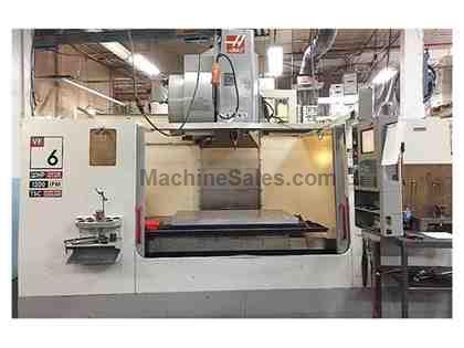 HAAS VF-6D, 2004, 4TH AXIS, TSC, P-COOL, 10K RPM, 24 SMTC